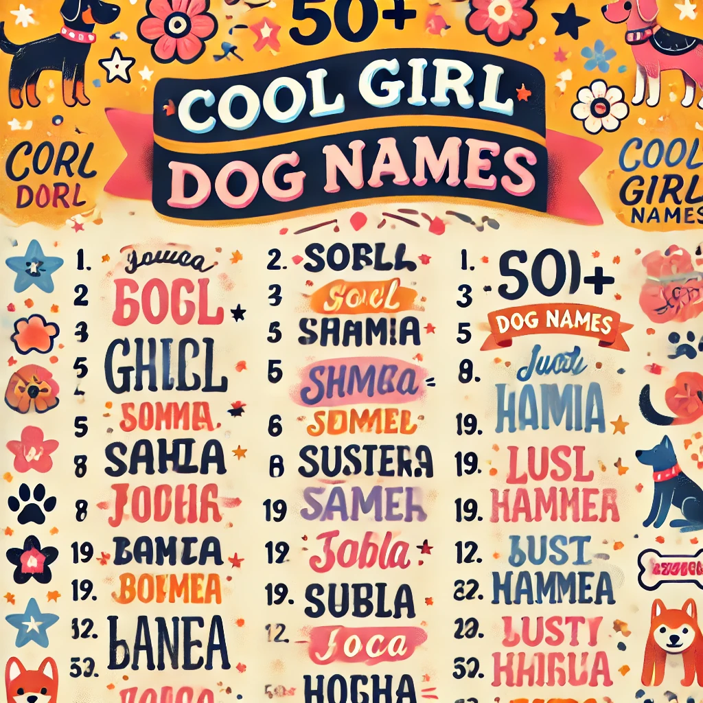 Cool Girl Dog Names